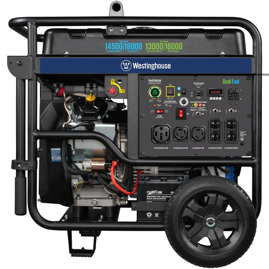 Westinghouse WGen14500DFc - Génératrice à onduleur double carburant avec capteur de CO²